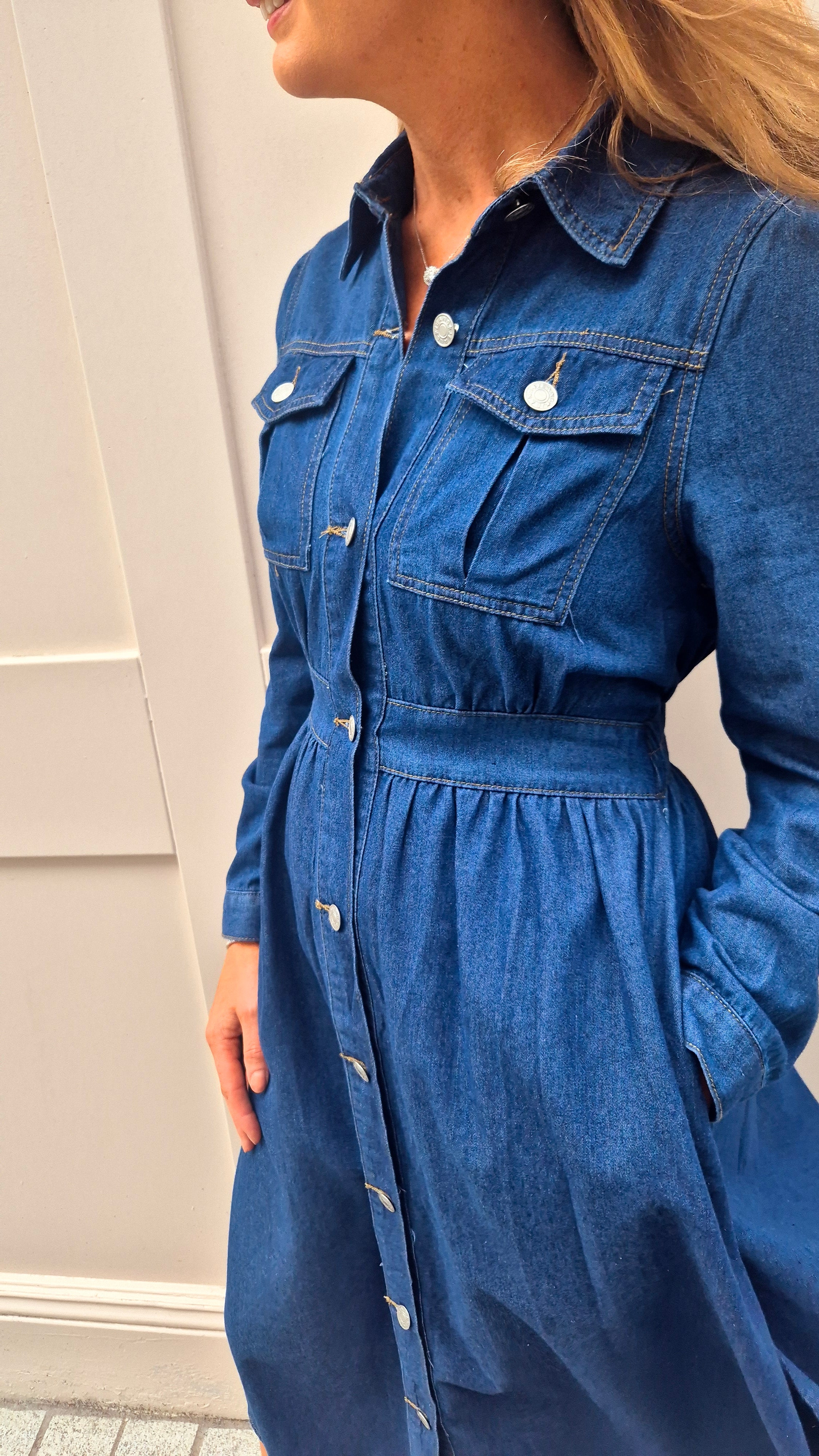 Luna Denim Dress