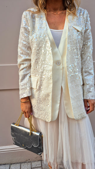 Olivia Sparkle Ecru Jacket
