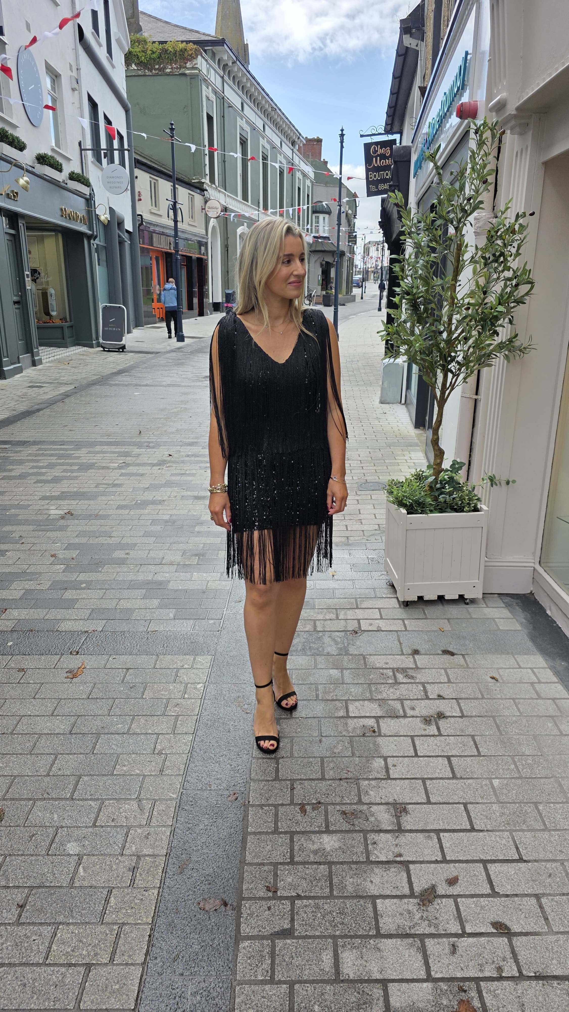 Georgina Fringe dress