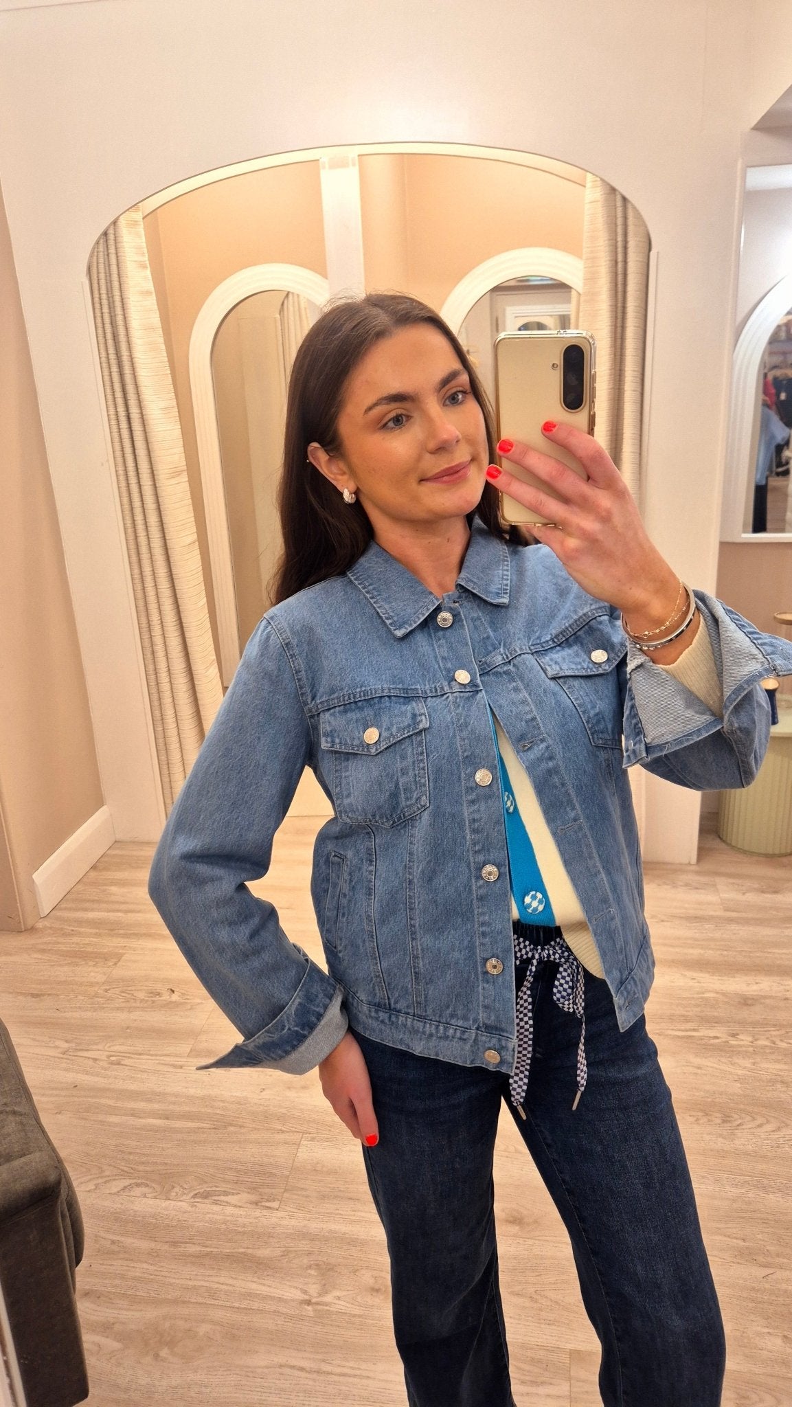 Daria Denim Jacket Light blue - Lily's Boutique