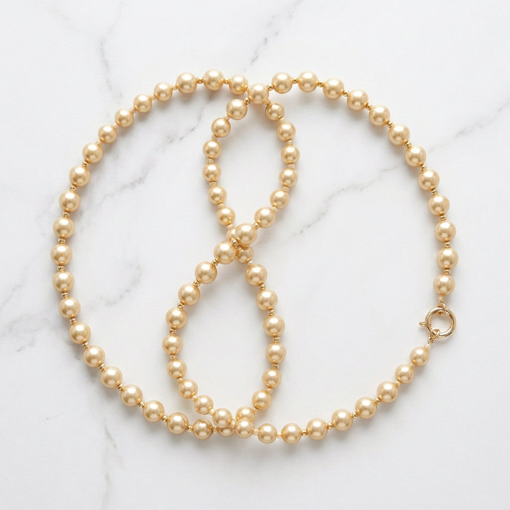 Mobile Phone Strap in Gold