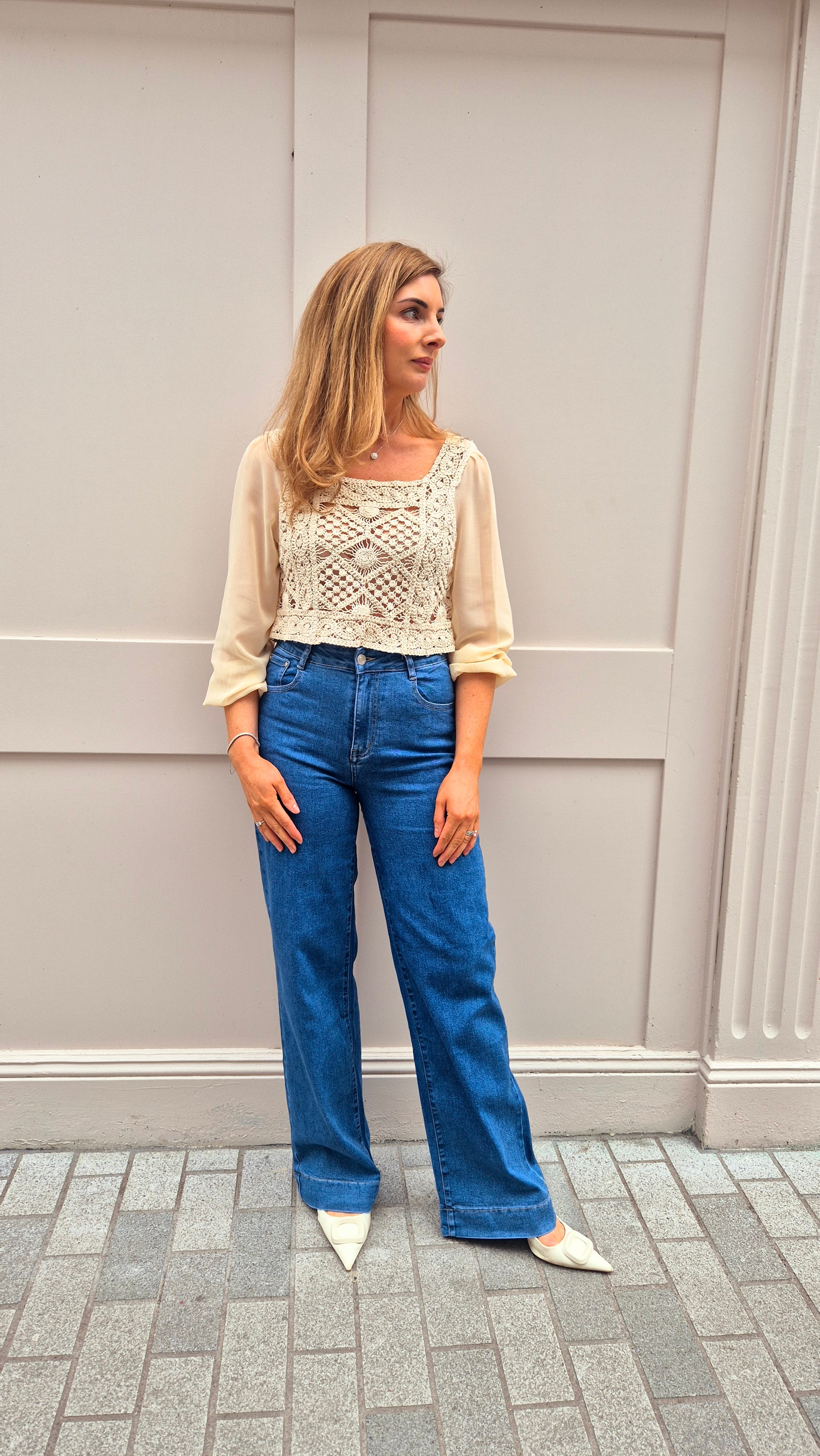 Heather Denims Wide leg