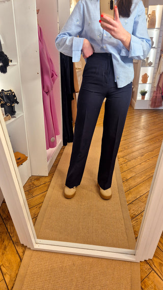 Ava Navy Trousers