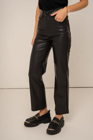 Ella Pleather Trousers