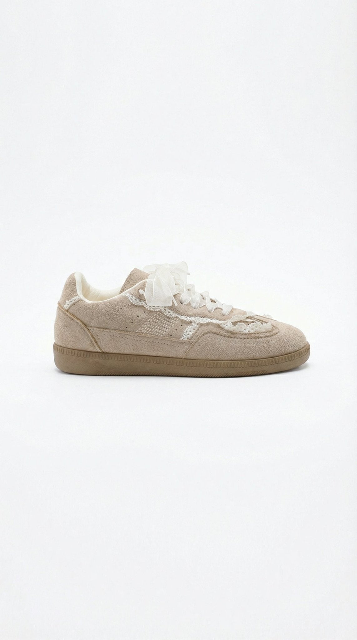 Paula Beige Trainers - Lily's Boutique
