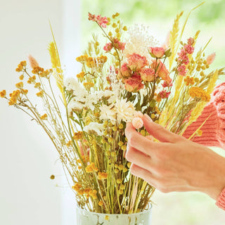 Dried Flowers - Field Bouquet Pink Lemonade: Small