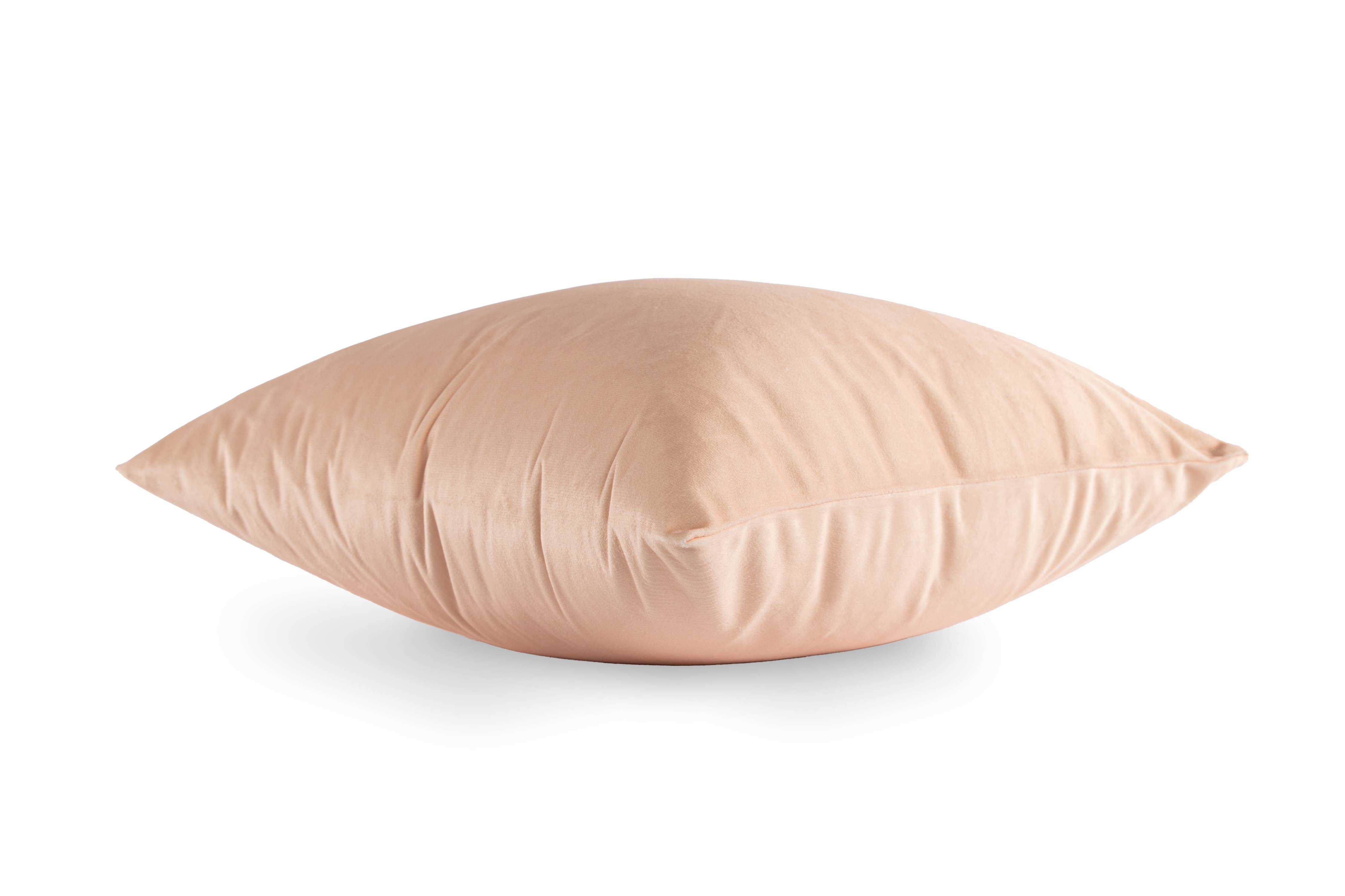 Peach cushion (filled)