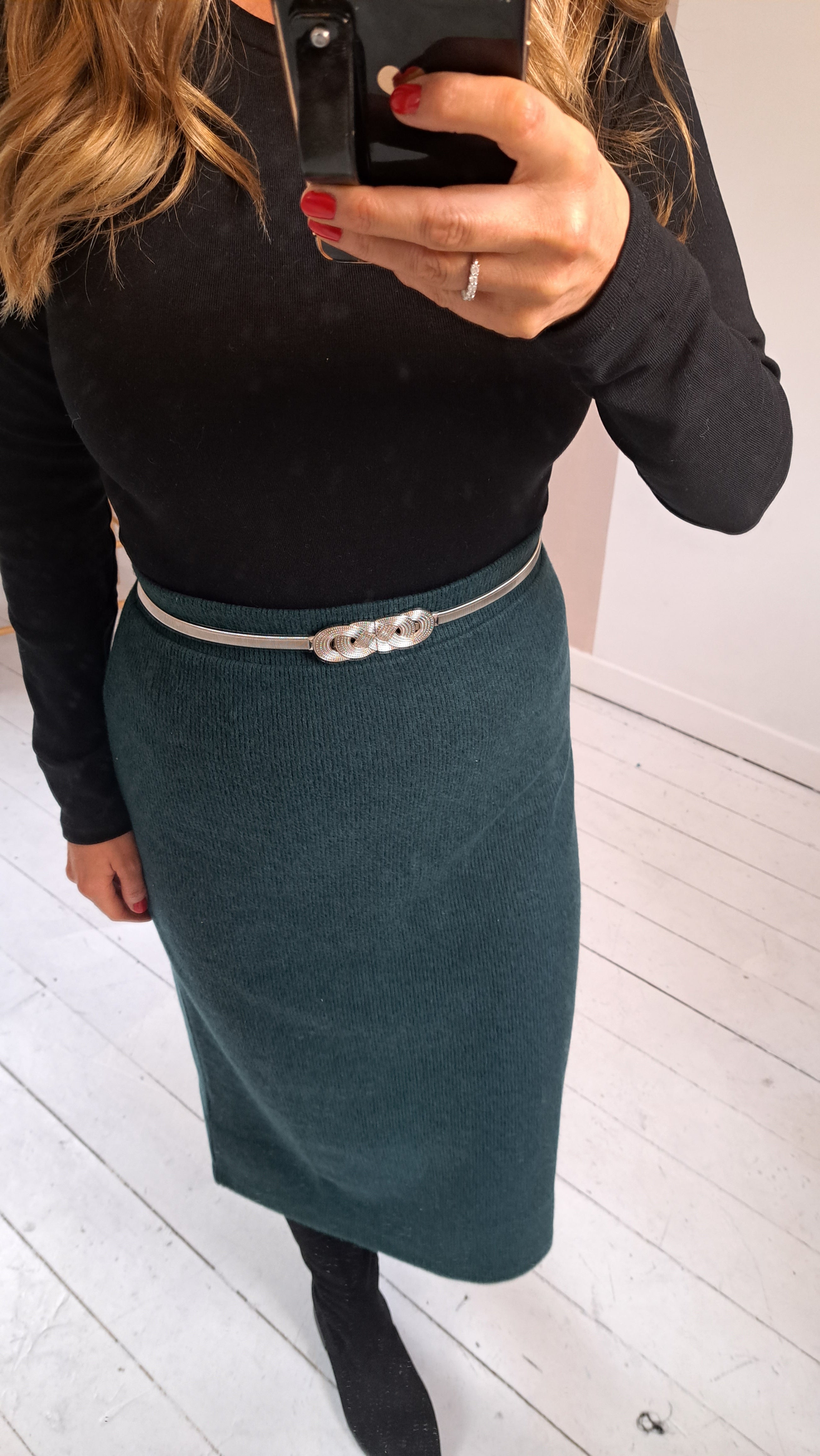 Stella Silver Belt