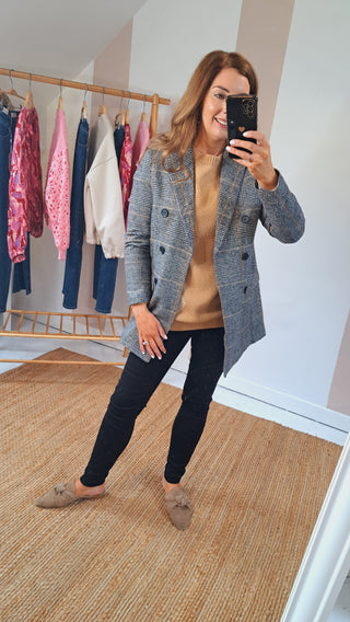 Zelia Grey Blazer Jacket