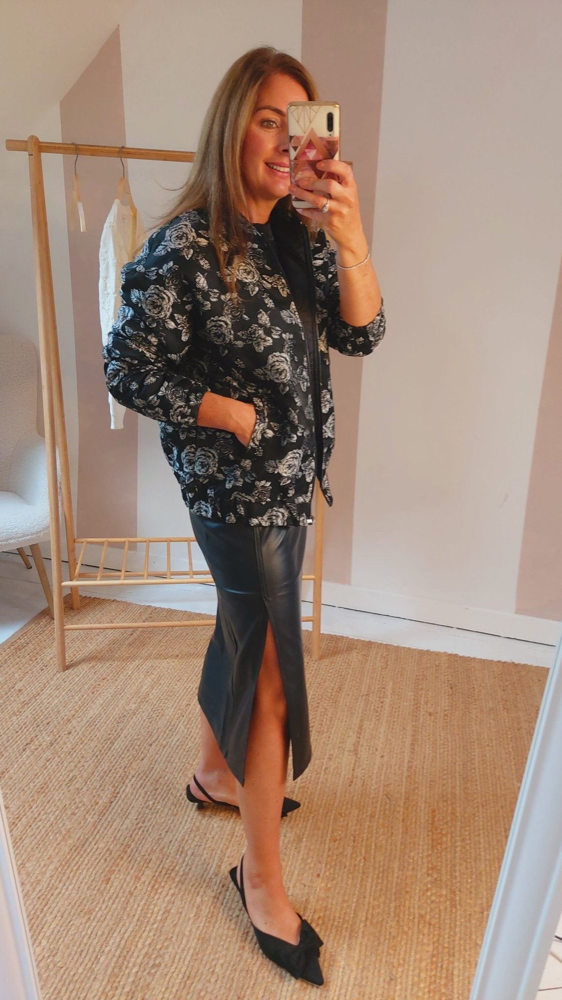 Leo Pleather Skirt - Lily's Boutique