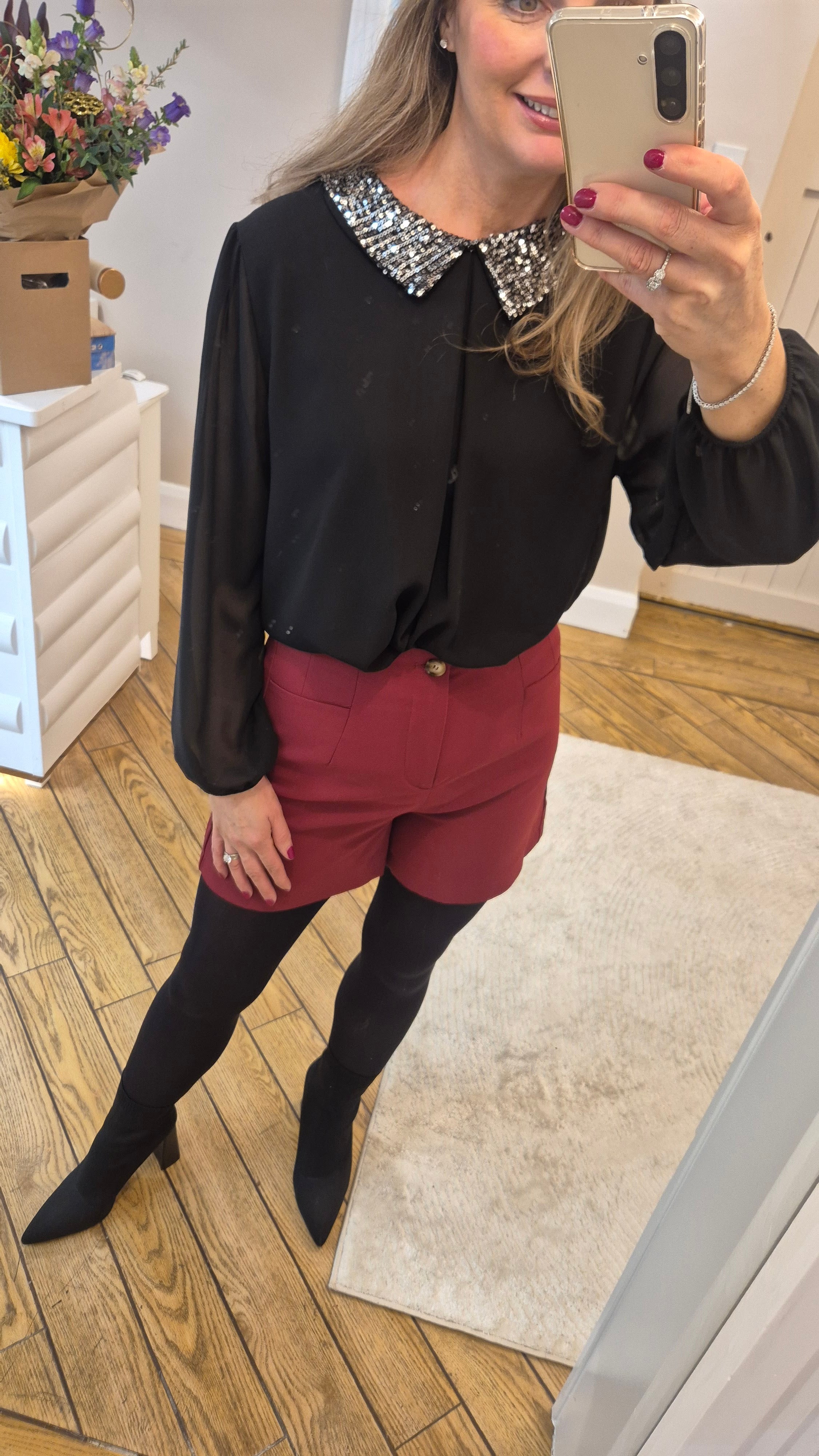 Tansy Black blouse