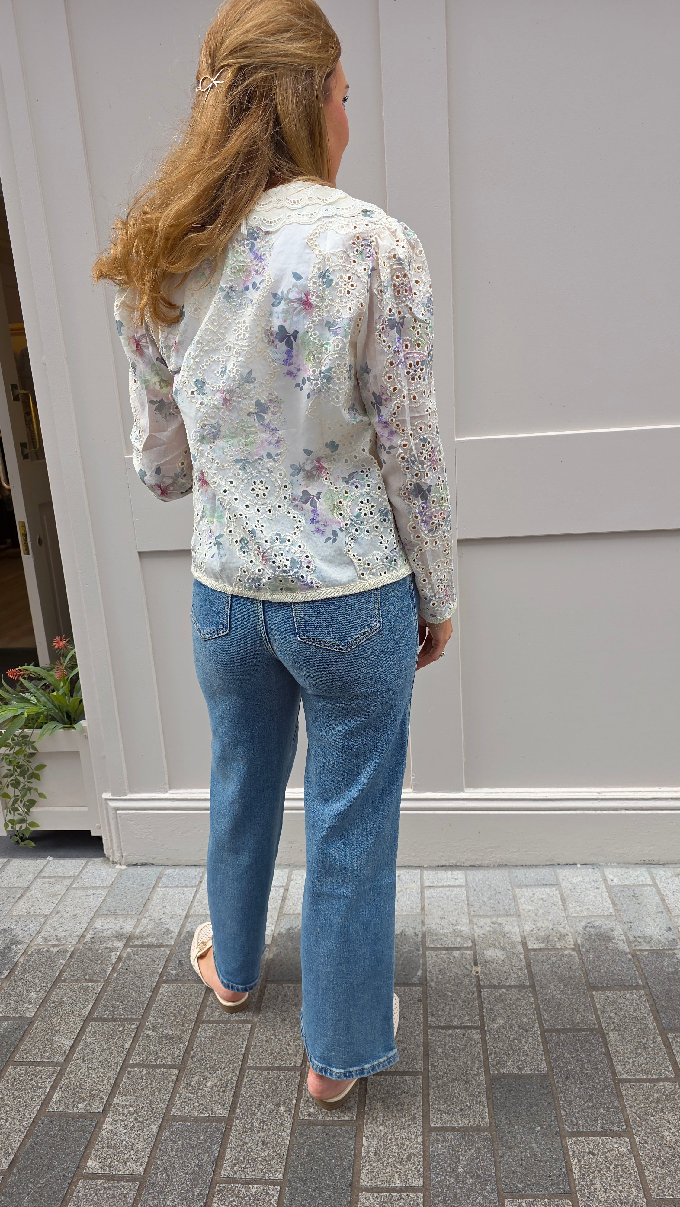 Leah Cropped Straight-Leg Jeans