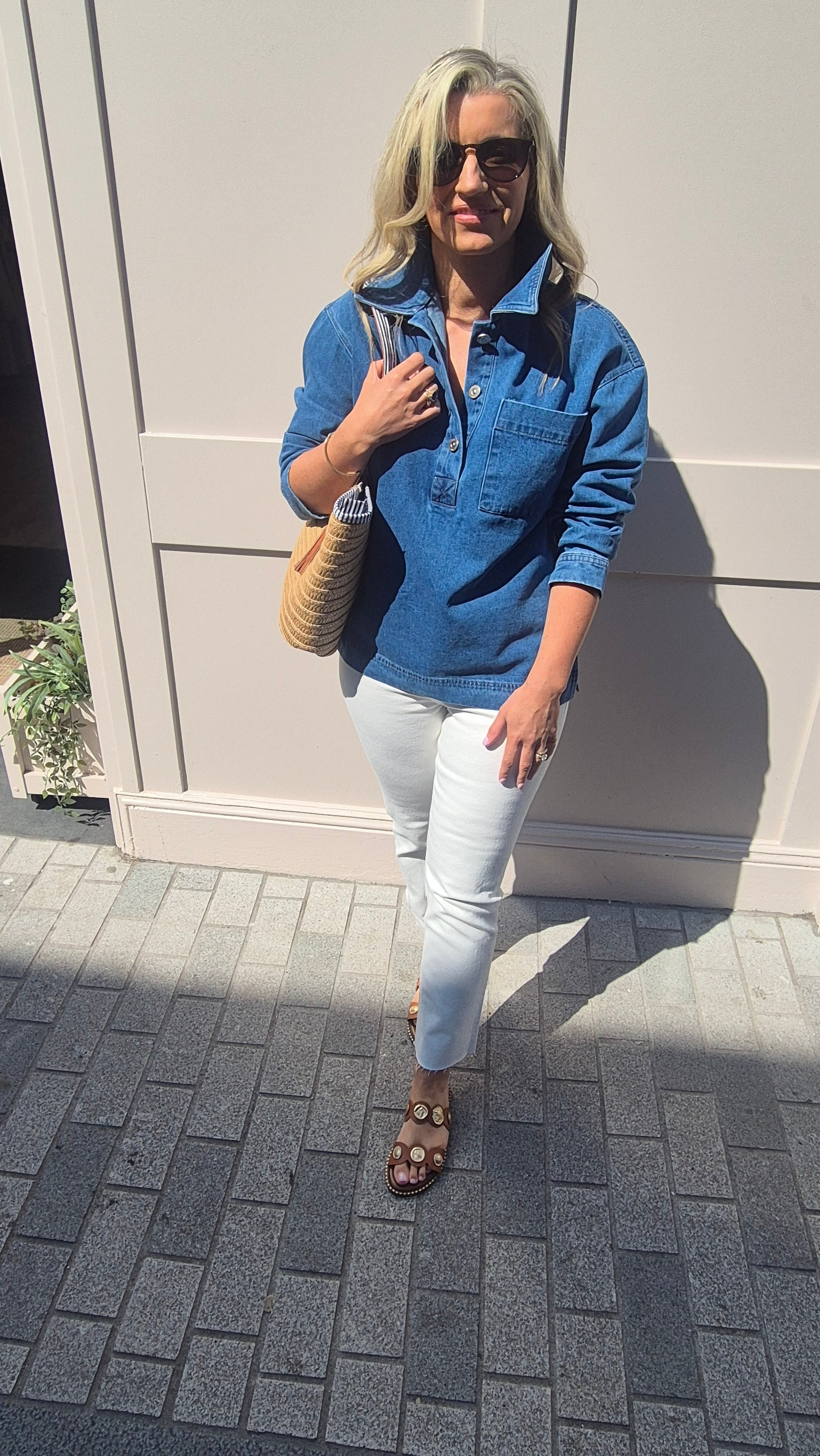 Eleanor  Denim Top