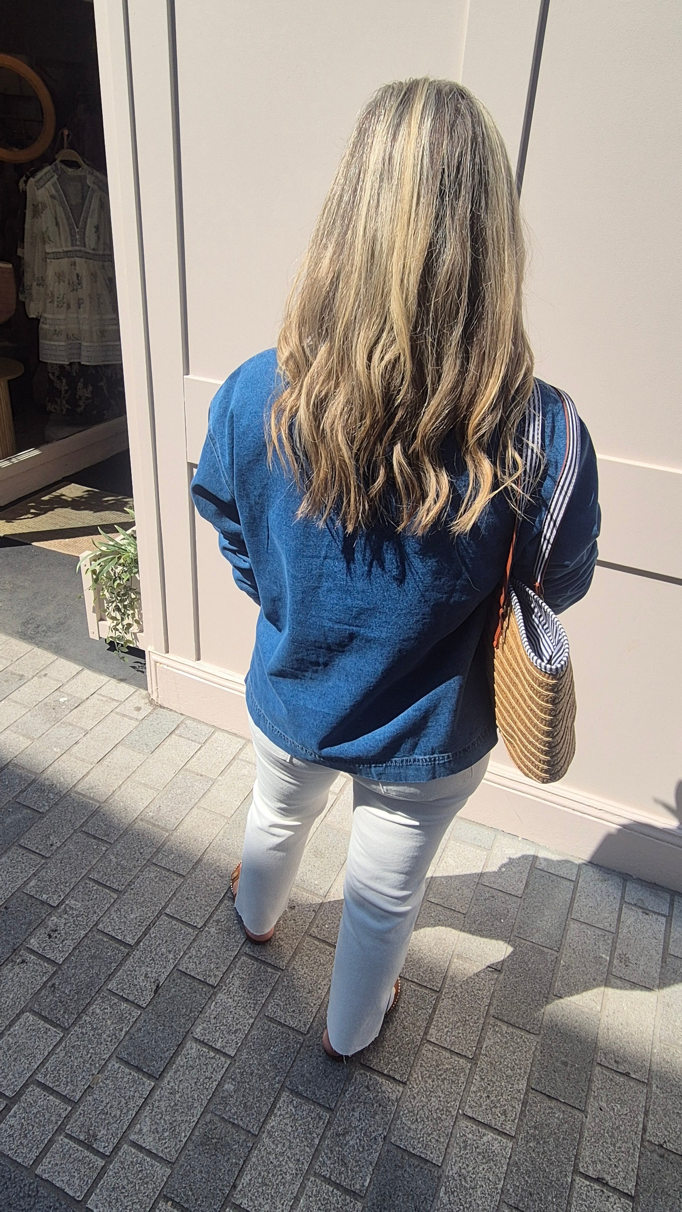 Eleanor  Denim Top