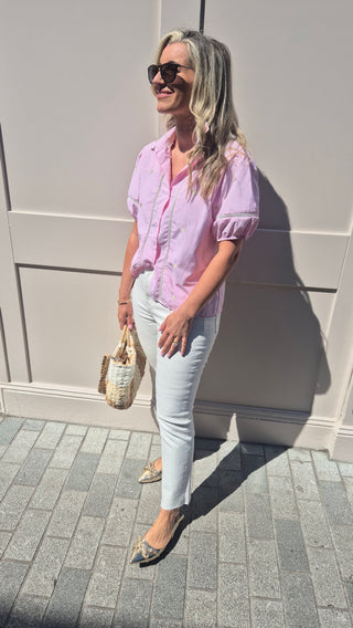 Margot Pink Blouse