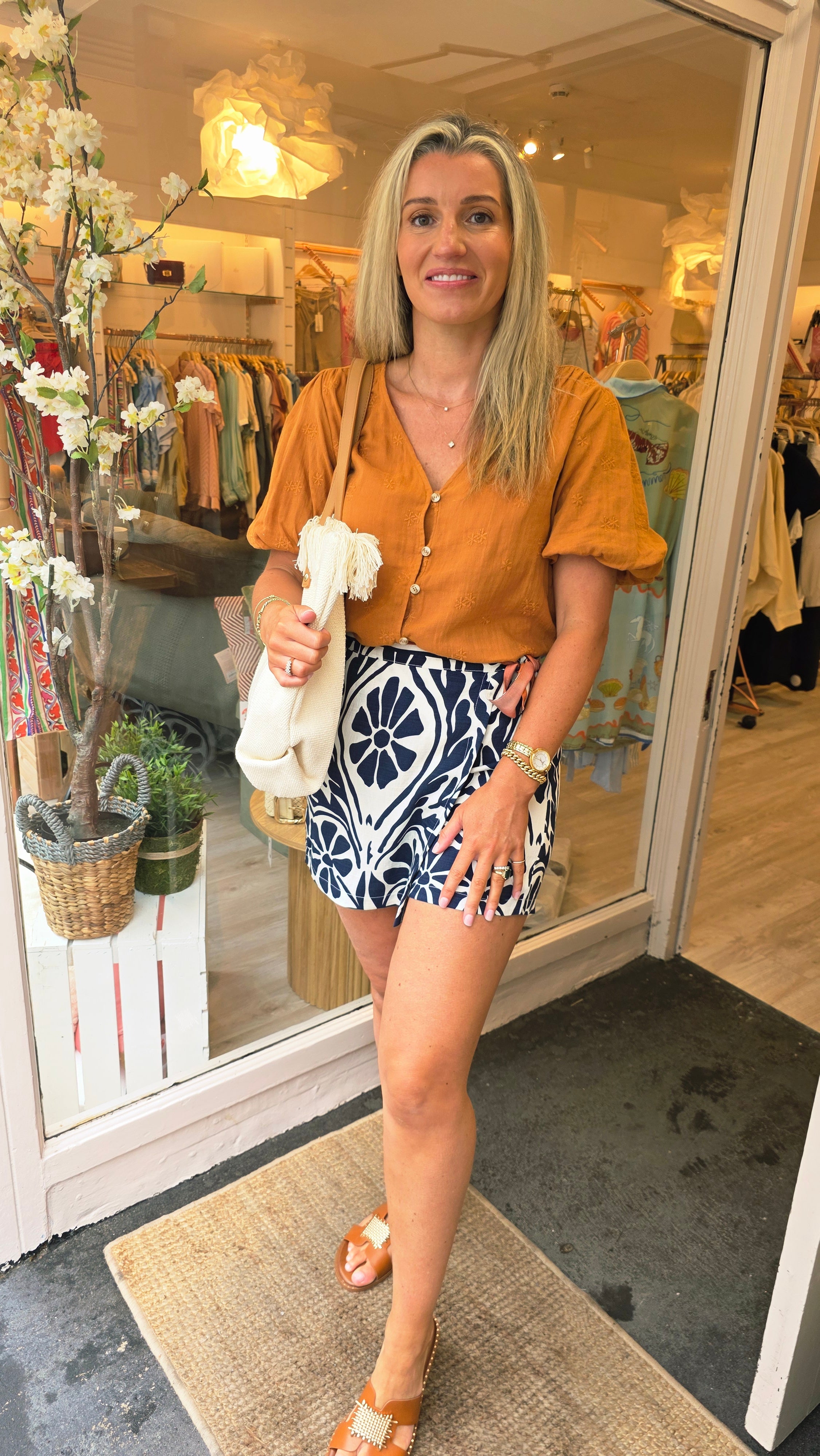 Ioana Mustard Top