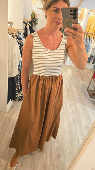Emma Dress Tan