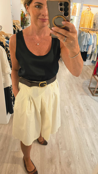 Lucy Black Cami Top