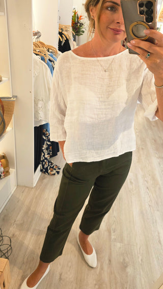 Ivy Linen Top
