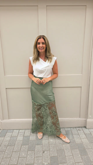 Rae Skirt Khaki