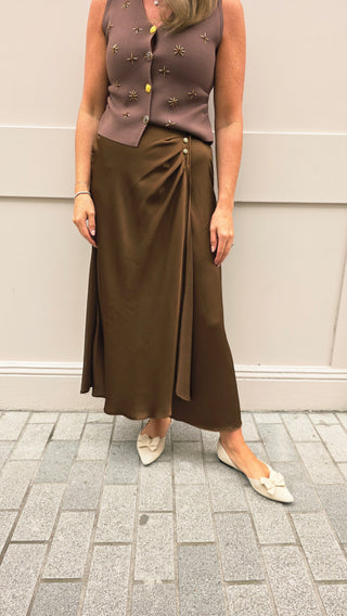Rozanne Satin Skirt