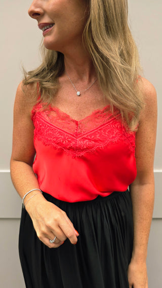 Tara Cami Red