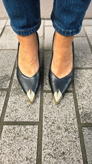 Nova Kitten Heels Black