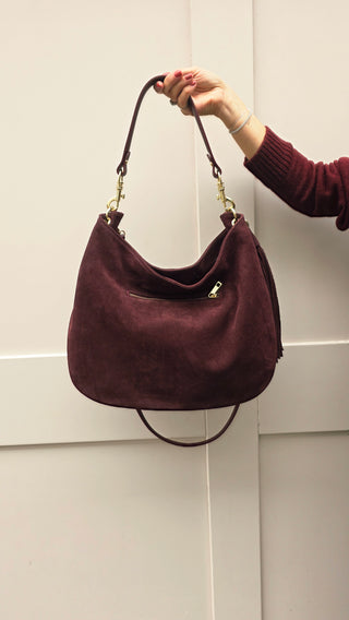 Anna Burgundy Tote