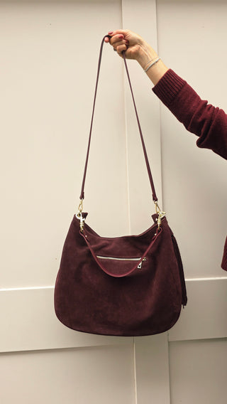 Anna Burgundy Tote