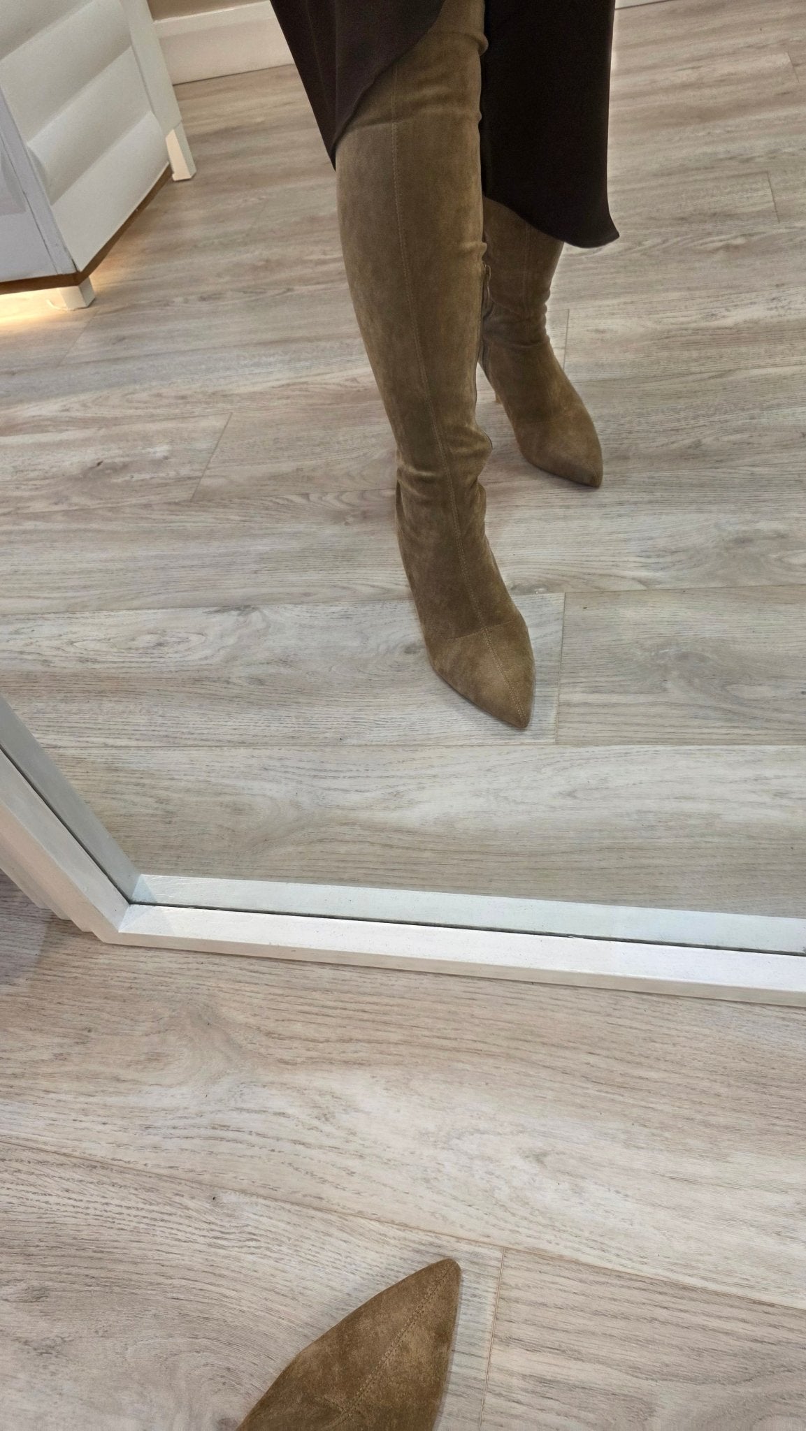 Tracy Beige Boots - Lily's Boutique