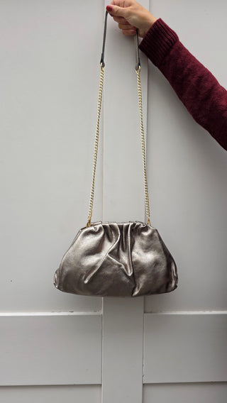Polly Bronze Leather Bag