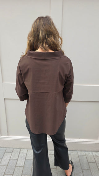 Zoe Top Brown