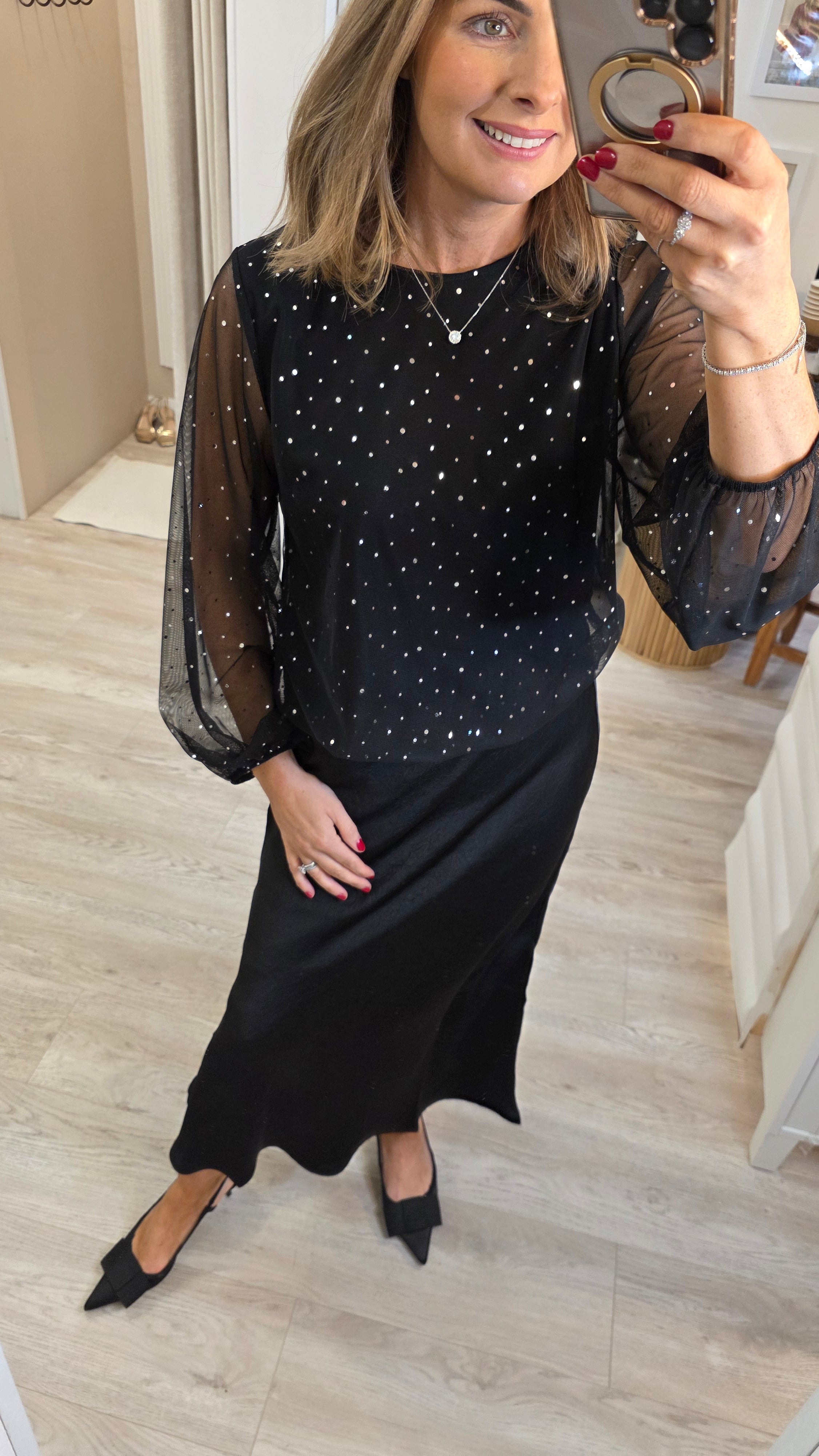 Saskia Sparkle Top