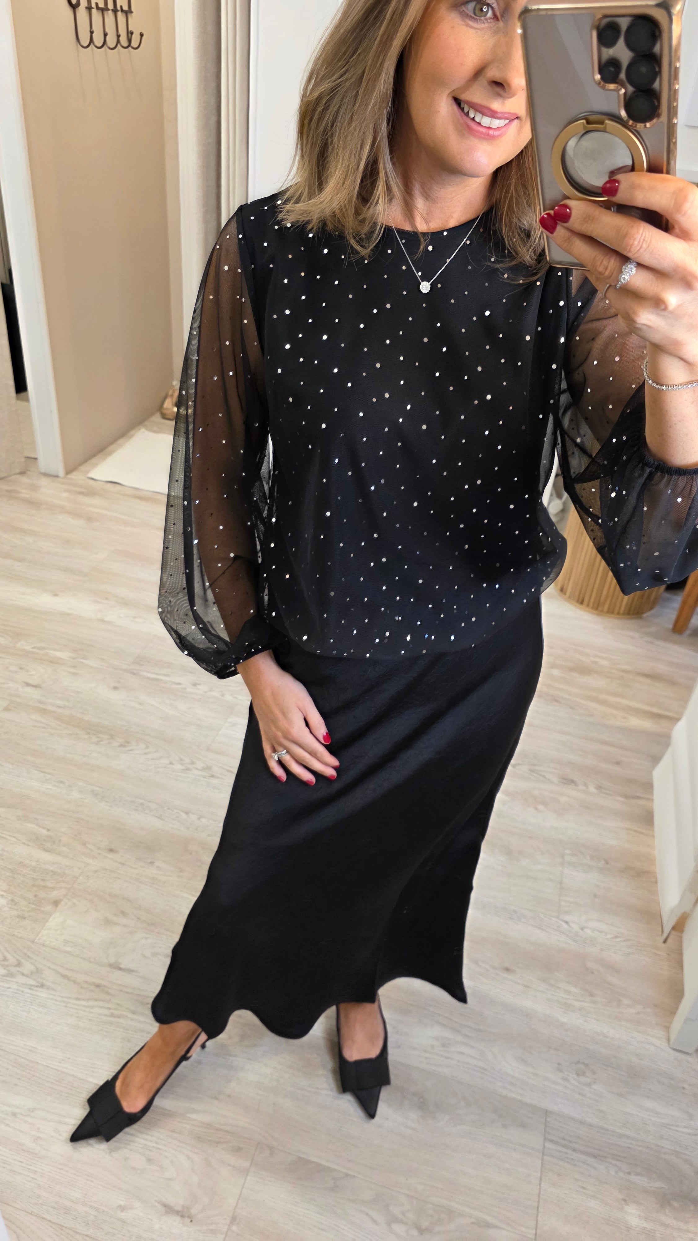 Saskia Sparkle Top
