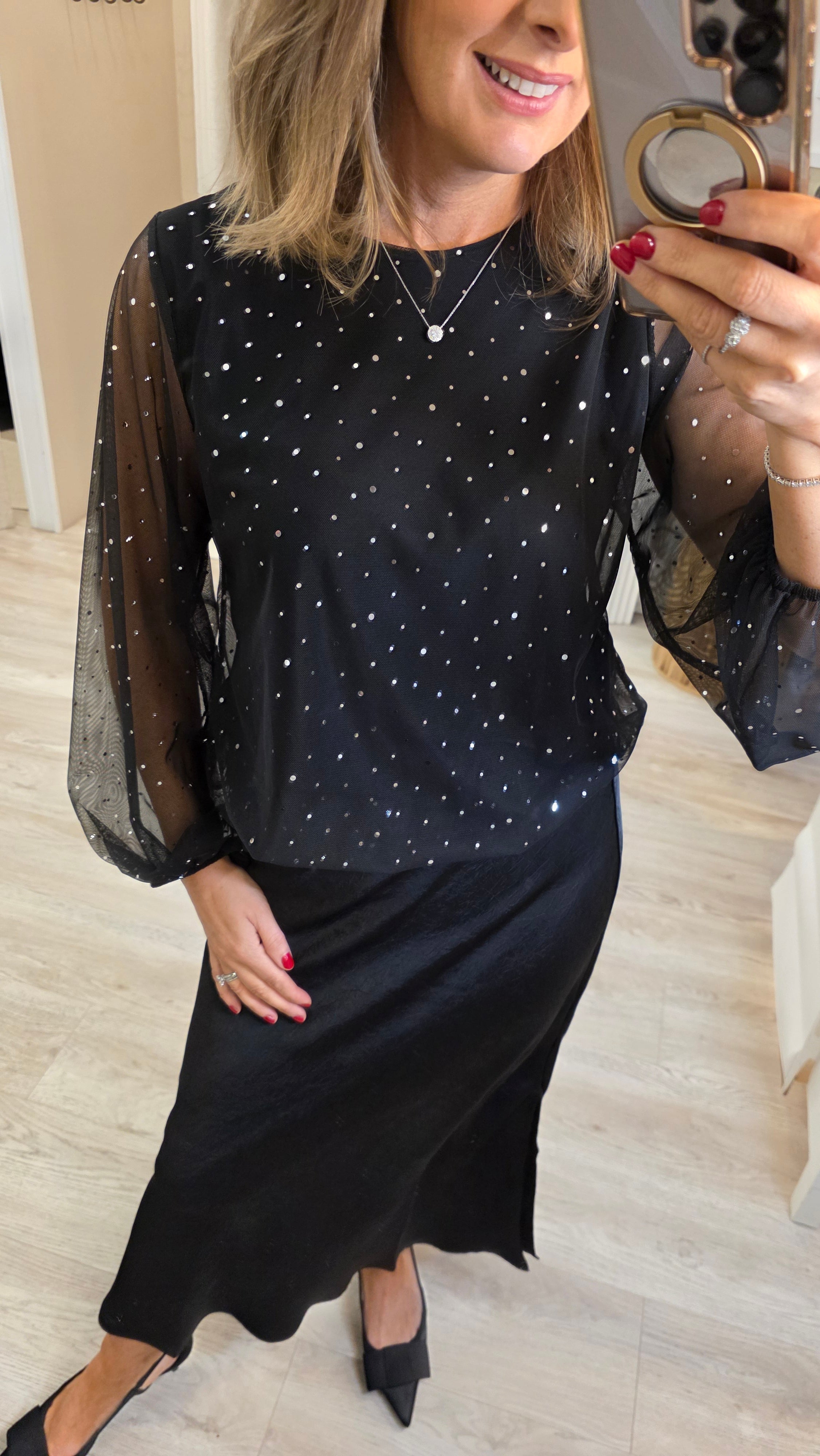Saskia Sparkle Top