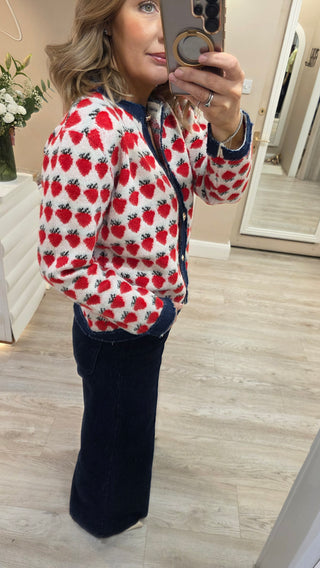 Strawberry Cardi