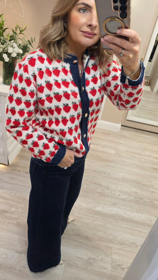 Strawberry Cardi