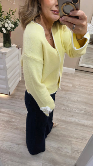 Amy Yellow Cardi