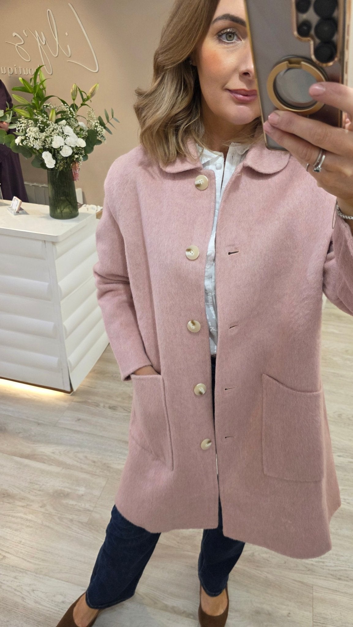 Faye Wool/Alpaca Coat - Lily's Boutique