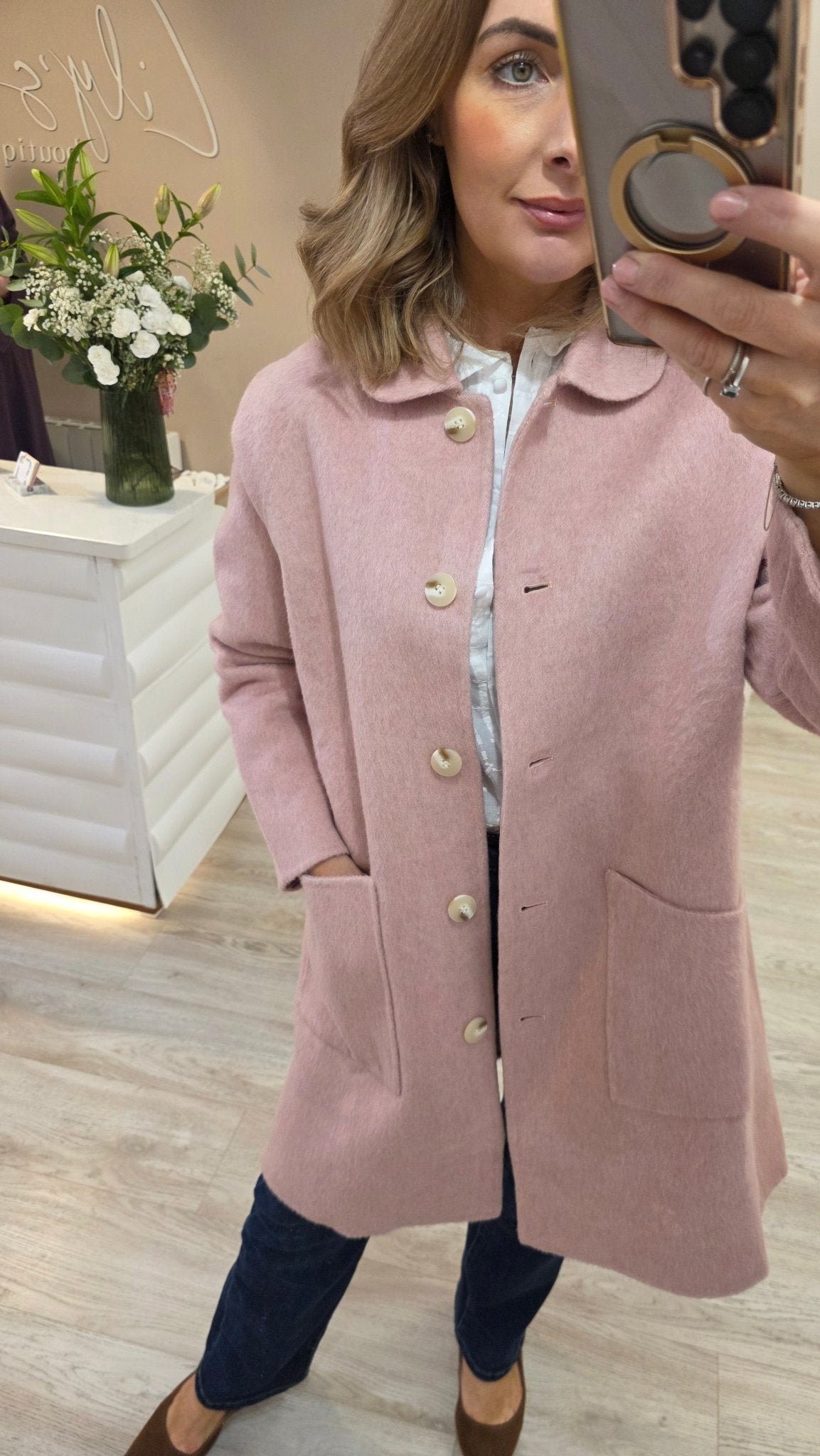 Faye Wool/Alpaca Coat - Lily's Boutique
