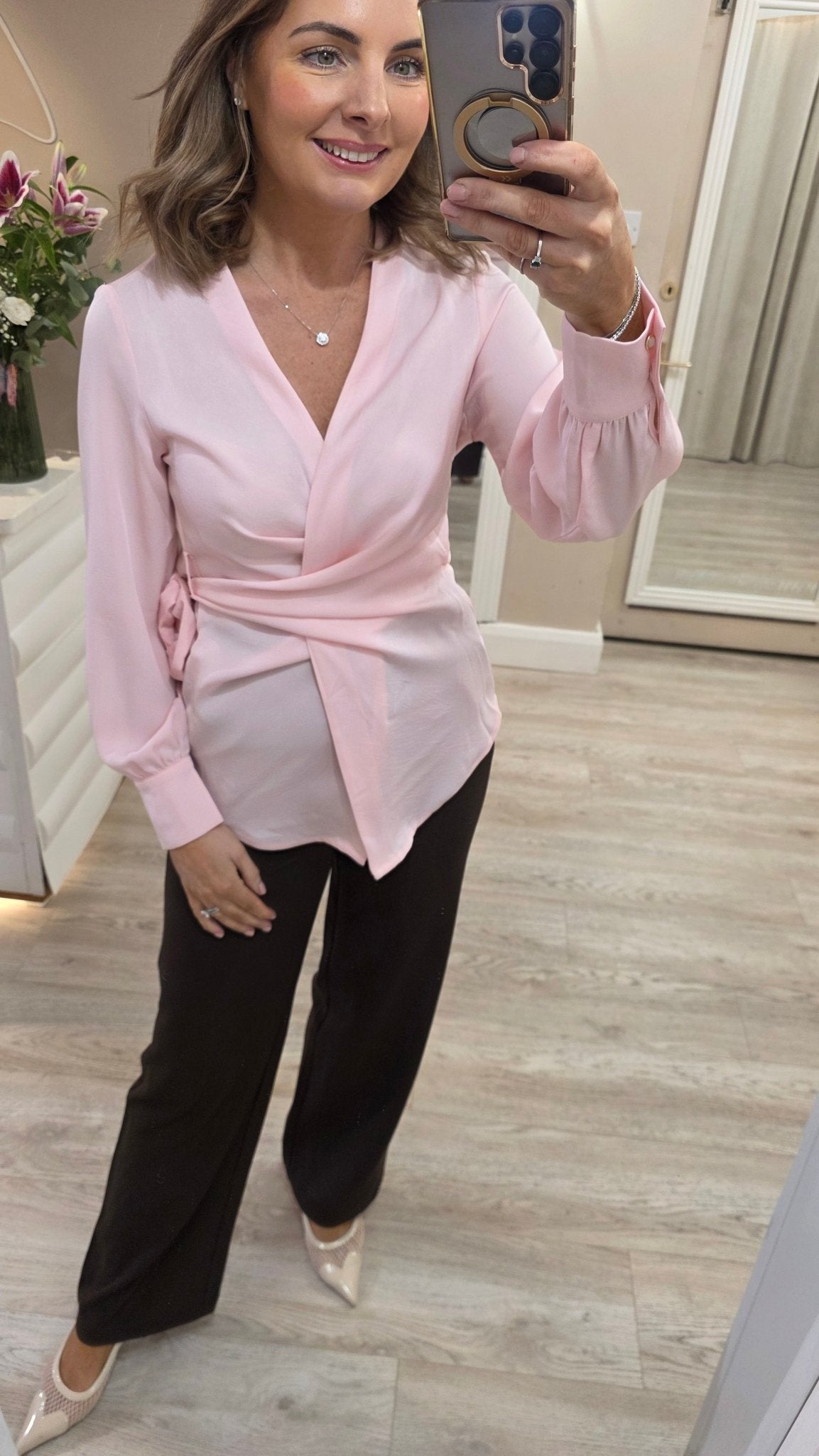 Amanda Wrap Top - Lily's Boutique