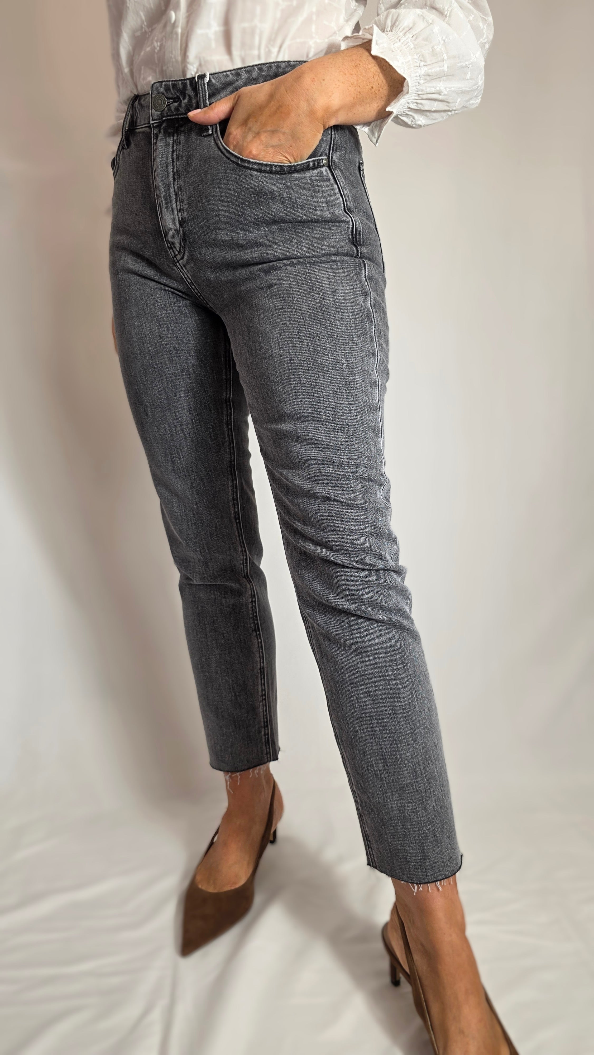 Ellie Straight-by Lily's Grey Jeans