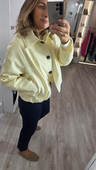 Shelley Yellow Bomber Jacket