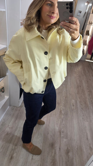 Shelley Yellow Bomber Jacket