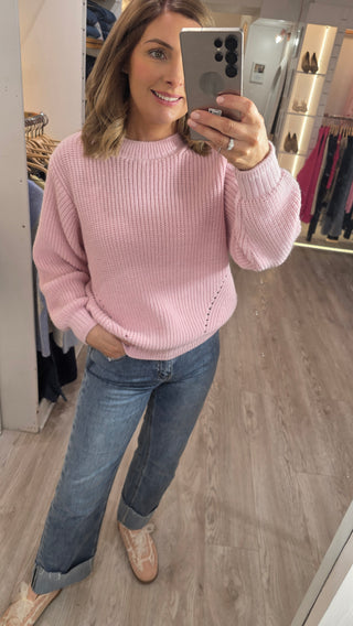 Hayley Pink Jumper