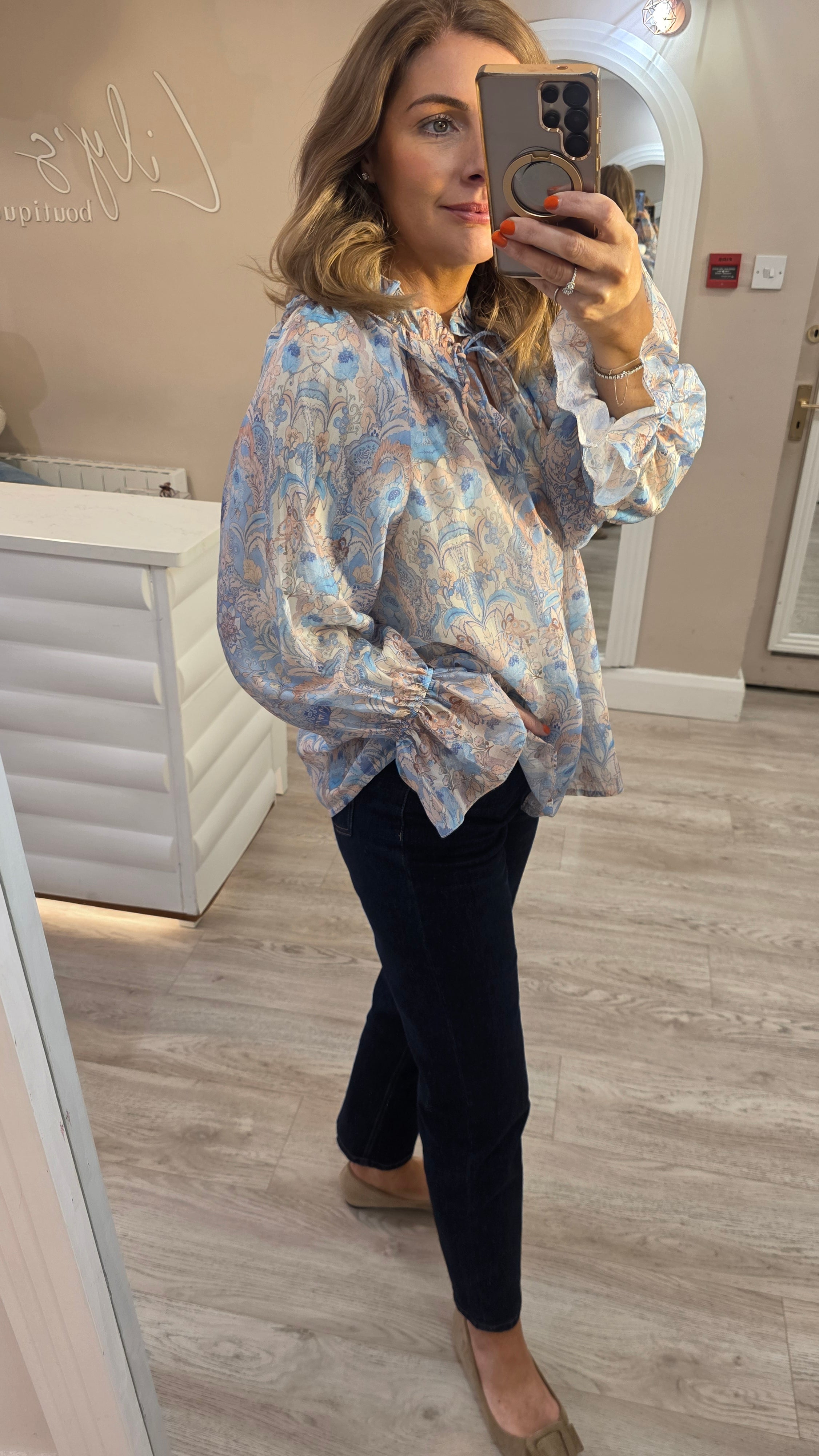 Valarie Blouse Blue