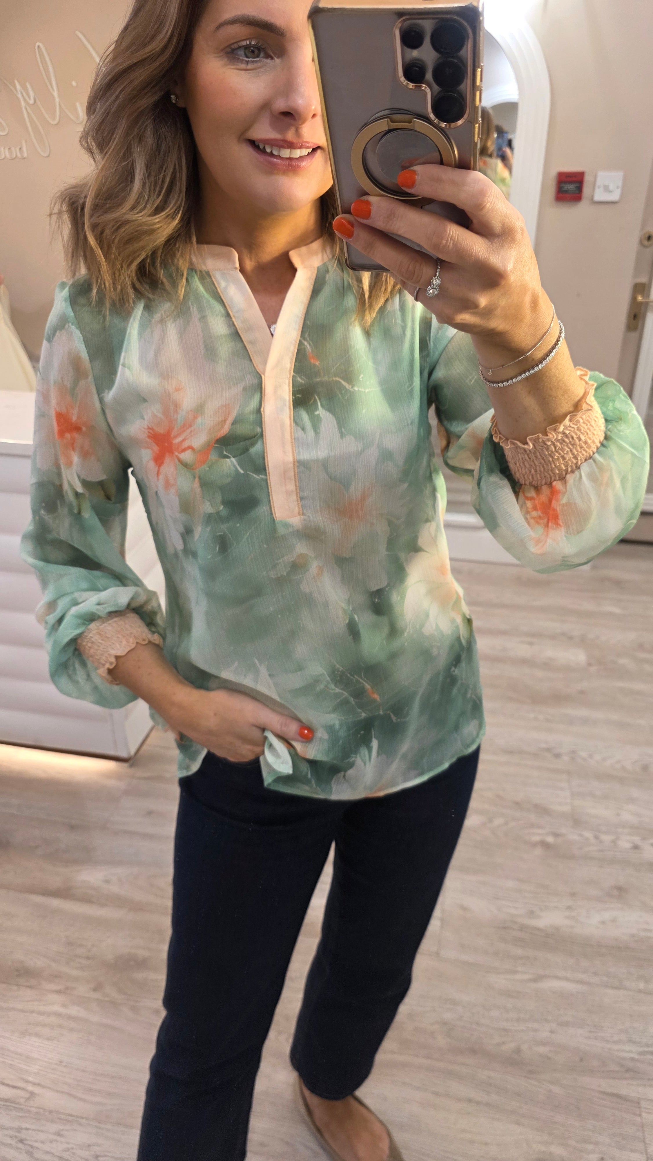 Cassie Blouse Mint