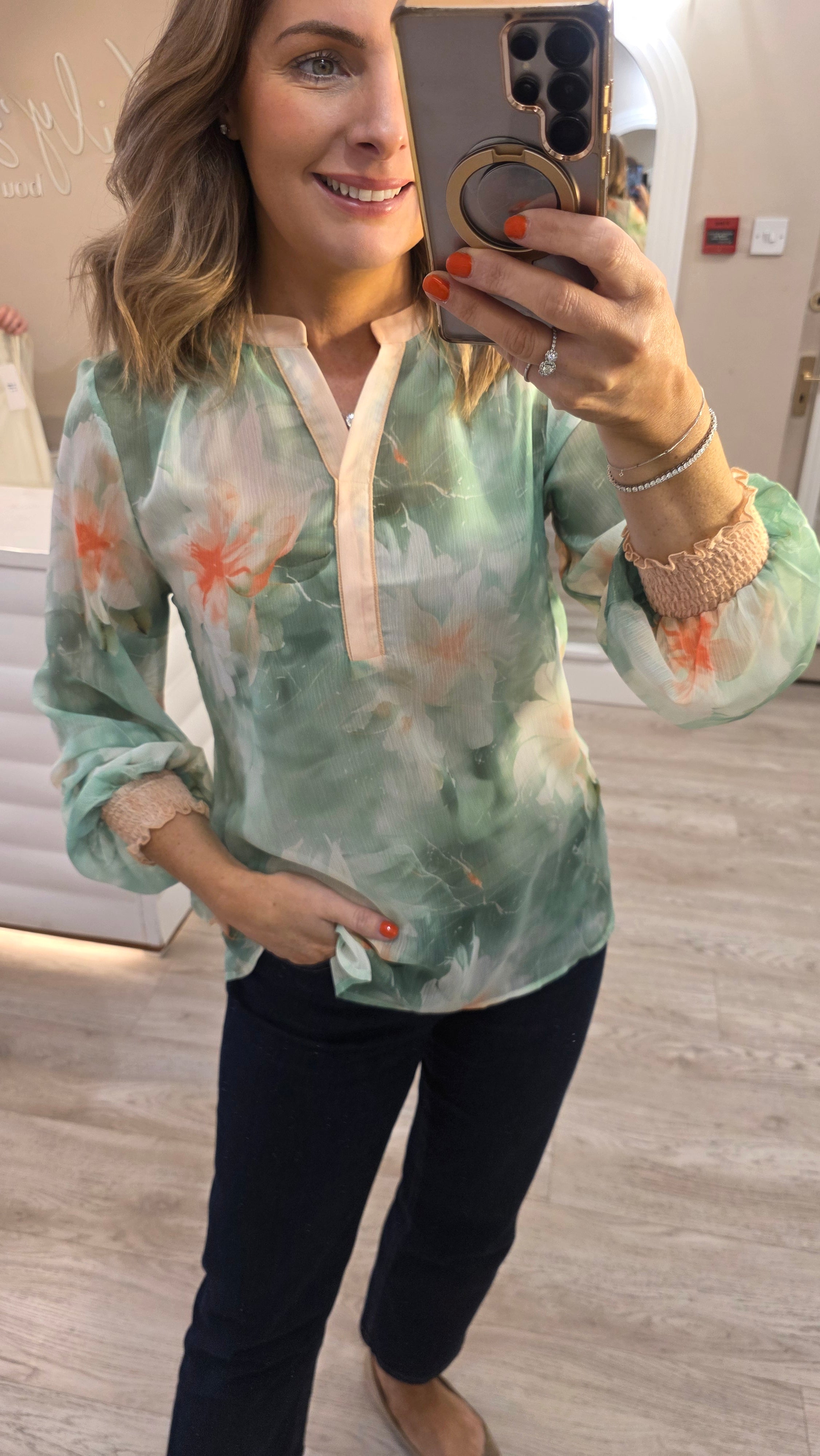 Cassie Blouse Mint