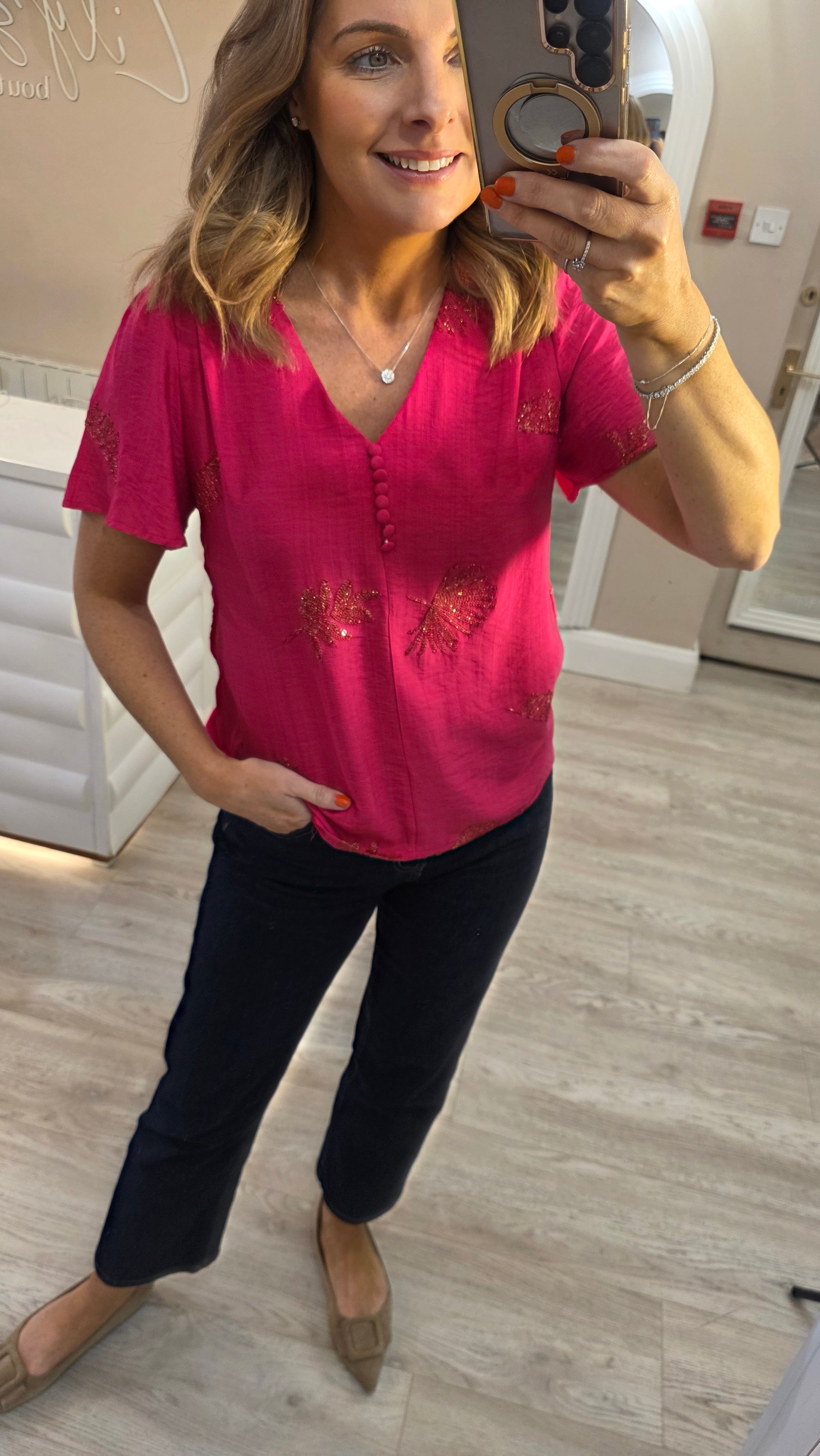 Mia Pink Top