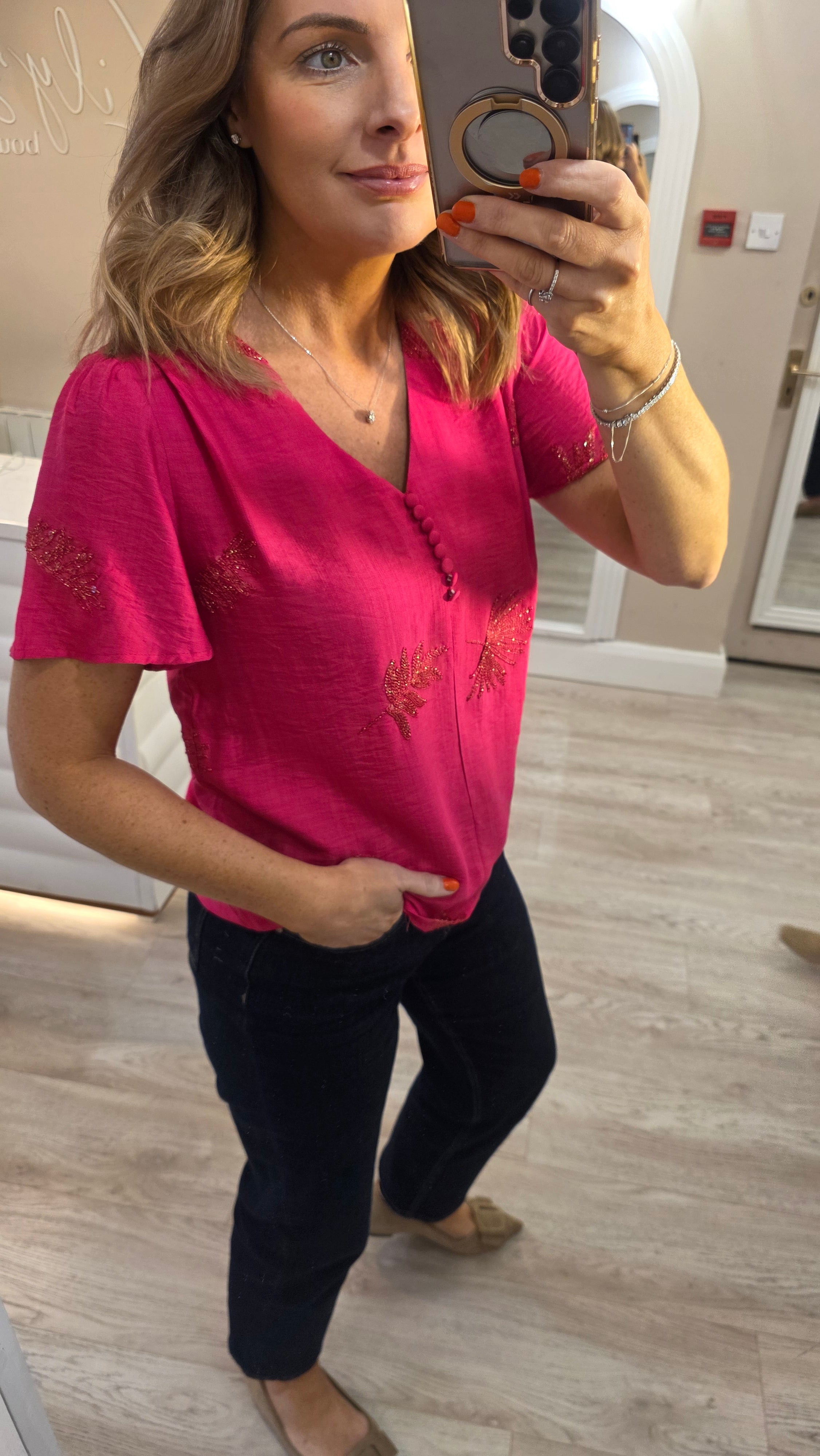 Mia Pink Top